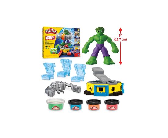 Набор для творчества Hasbro Play-Doh Marvel Hulk (F9826), изображение 3 Набор для творчества Hasbro Play-Doh Marvel Hulk (F9826), изображение 3