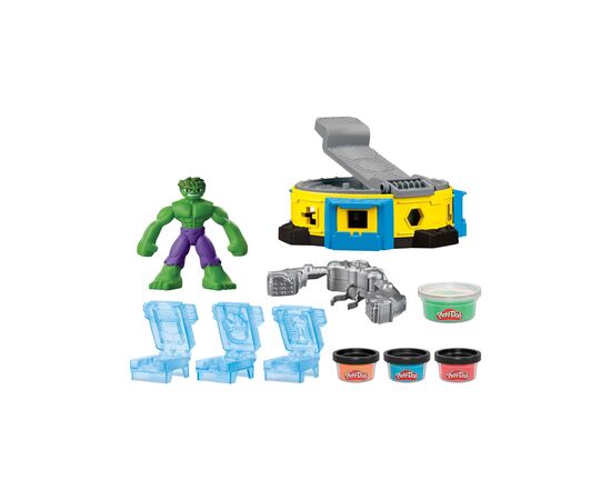 Набор для творчества Hasbro Play-Doh Marvel Hulk (F9826), изображение 4 Набор для творчества Hasbro Play-Doh Marvel Hulk (F9826), изображение 4