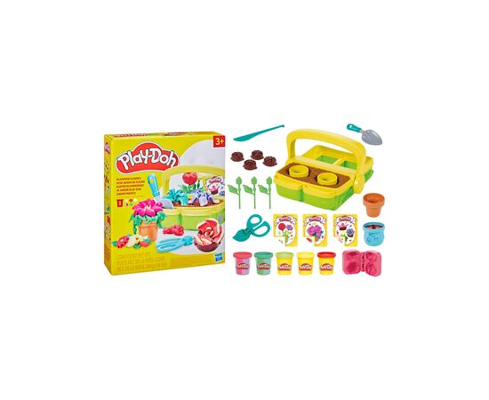 Набор для творчества Hasbro Play-Doh з масою для ліплення Цвітучі Квіти (G0492)