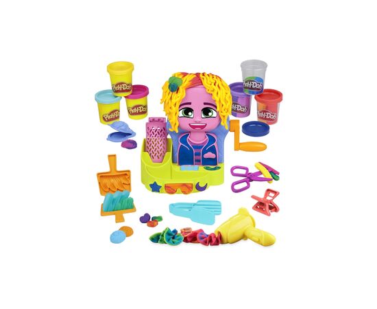 Набор для творчества Hasbro Play-Doh з пластиліном Зачіски (F8807), изображение 3 Набор для творчества Hasbro Play-Doh з пластиліном Зачіски (F8807), изображение 3