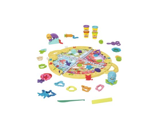 Набор для творчества Hasbro Play-Doh зі складним килимком для зберігання (F9143), изображение 3 Набор для творчества Hasbro Play-Doh зі складним килимком для зберігання (F9143), изображение 3