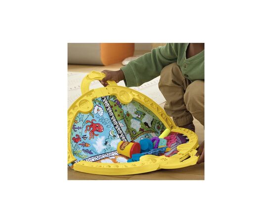 Набор для творчества Hasbro Play-Doh зі складним килимком для зберігання (F9143), изображение 6 Набор для творчества Hasbro Play-Doh зі складним килимком для зберігання (F9143), изображение 6