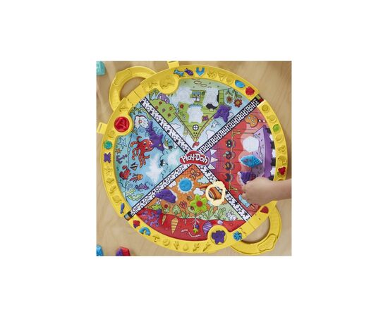 Набор для творчества Hasbro Play-Doh зі складним килимком для зберігання (F9143), изображение 7 Набор для творчества Hasbro Play-Doh зі складним килимком для зберігання (F9143), изображение 7