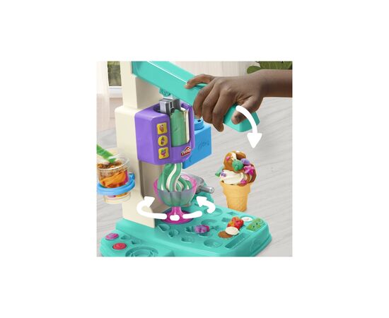 Набор для творчества Hasbro Play-Doh Райдужний вихор морозива (G0028), изображение 12 Набор для творчества Hasbro Play-Doh Райдужний вихор морозива (G0028), изображение 12