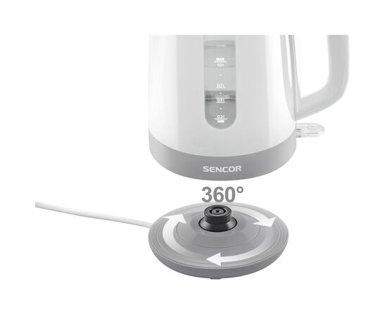 Электрочайник Sencor SWK 1020WH (SWK1020WH), изображение 4