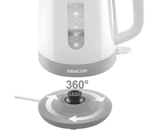 Электрочайник Sencor SWK 1020WH (SWK1020WH), изображение 9