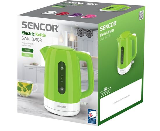 Электрочайник Sencor SWK 1021GR (SWK1021GR), изображение 8 Электрочайник Sencor SWK 1021GR (SWK1021GR), изображение 8