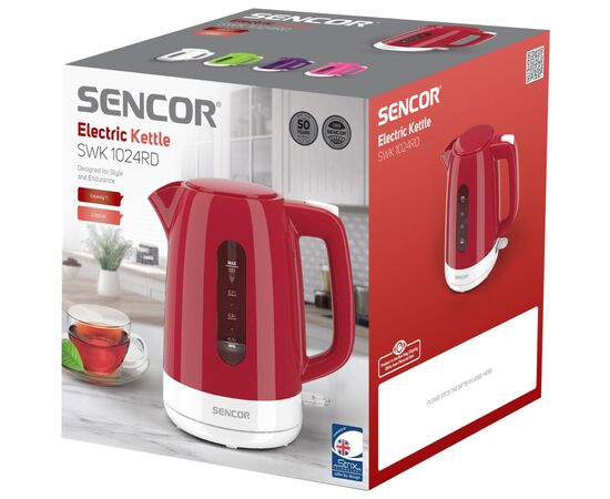 Электрочайник Sencor SWK 1024RD (SWK1024RD), изображение 6