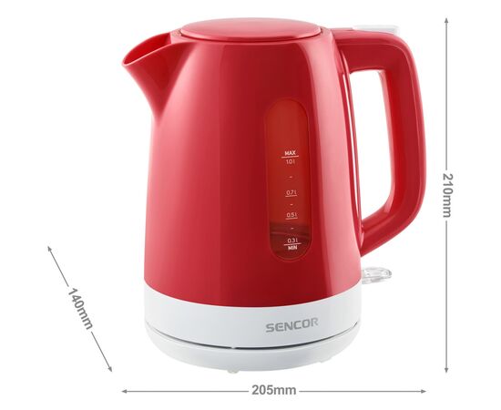 Электрочайник Sencor SWK 1024RD (SWK1024RD), изображение 8