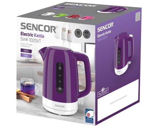 Електрочайник Sencor SWK 1025VT (SWK1025VT), зображення 12 Електрочайник Sencor SWK 1025VT (SWK1025VT), зображення 12