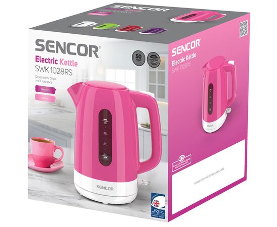Электрочайник Sencor SWK 1028RS (SWK1028RS), изображение 6 Электрочайник Sencor SWK 1028RS (SWK1028RS), изображение 6