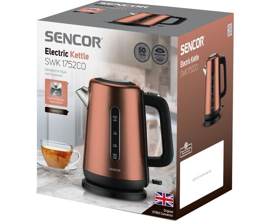 Электрочайник Sencor SWK 1752CO (SWK1752CO), изображение 6 Электрочайник Sencor SWK 1752CO (SWK1752CO), изображение 6