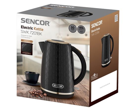 Электрочайник Sencor SWK 7201BK (SWK7201BK), изображение 2 Электрочайник Sencor SWK 7201BK (SWK7201BK), изображение 2