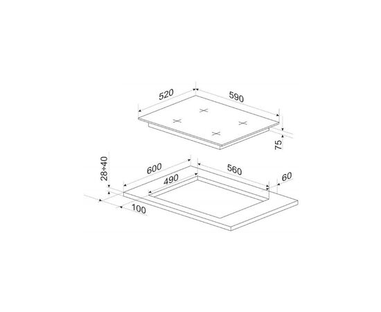 Варочна поверхня Hansa BHGW630502, зображення 5 Варочна поверхня Hansa BHGW630502, зображення 5