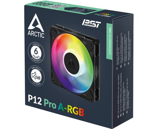 Кулер для корпуса Arctic P12 PRO A-RGB (ACFAN00309A), изображение 7 Кулер для корпуса Arctic P12 PRO A-RGB (ACFAN00309A), изображение 7