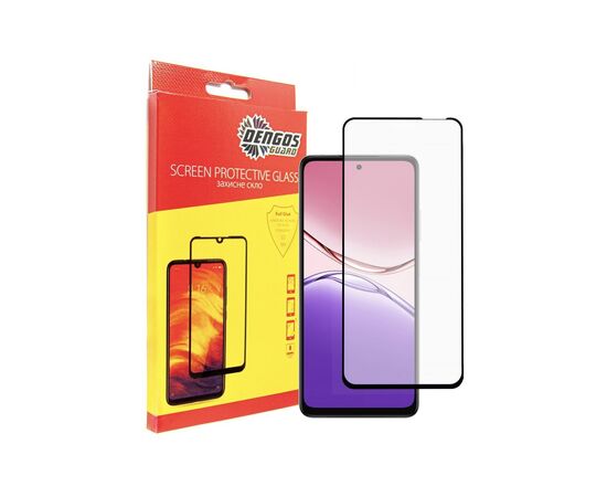 Стекло защитное Dengos Full Glue OPPO A5x Black (TGFG-403)