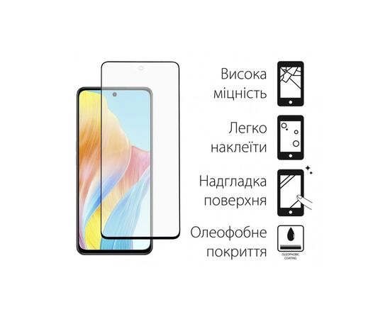 Стекло защитное Dengos Oppo A5 4G Black 2 pcs (DG-TG2P-78), изображение 2 Стекло защитное Dengos Oppo A5 4G Black 2 pcs (DG-TG2P-78), изображение 2