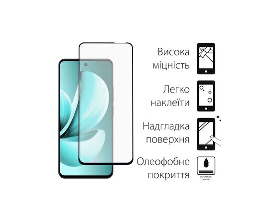 Скло захисне Dengos Realme C71 Black 2 pcs (DG-TG2P-87), зображення 2 Скло захисне Dengos Realme C71 Black 2 pcs (DG-TG2P-87), зображення 2