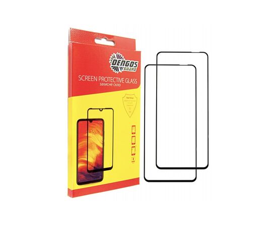 Стекло защитное Dengos Realme C71 Black 2 pcs (DG-TG2P-87)