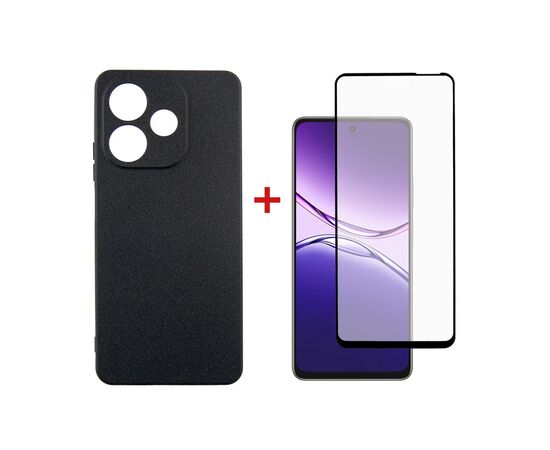 Чохол до мобільного телефона Dengos Oppo A5 Pro Case Carbon + Glass (Black) (DG-KM-150)