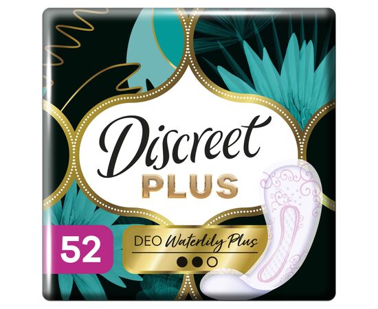 Ежедневные прокладки Discreet ZonePlus Deo Waterlilly 52 шт. (8006540231746)