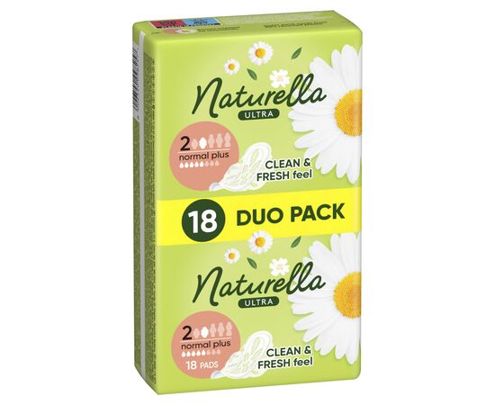 Гигиенические прокладки Naturella Ultra Normal Plus (Размер 2) 18 шт. (8006540098257), изображение 2 Гигиенические прокладки Naturella Ultra Normal Plus (Размер 2) 18 шт. (8006540098257), изображение 2