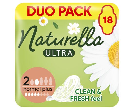 Гигиенические прокладки Naturella Ultra Normal Plus (Размер 2) 18 шт. (8006540098257)