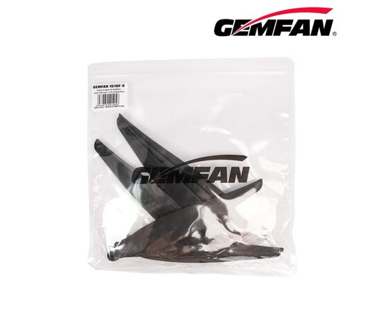 Пропеллер для дрона Gemfan F1510 Folding 3 Blade Glass Fiber Nylon - Black 1CW + 1CCW (PMGNF1510-3A2), изображение 3 Пропеллер для дрона Gemfan F1510 Folding 3 Blade Glass Fiber Nylon - Black 1CW + 1CCW (PMGNF1510-3A2), изображение 3