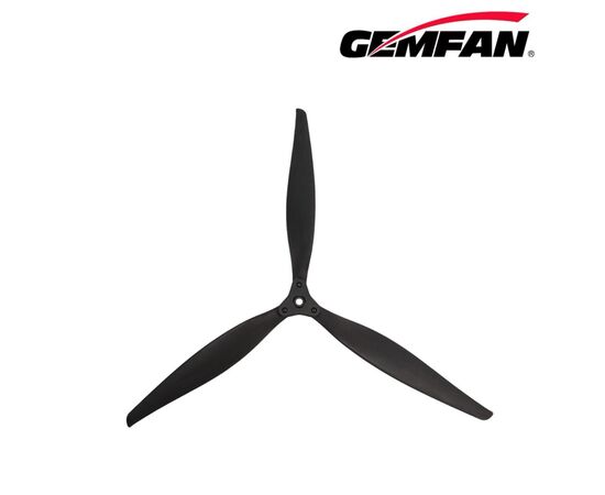 Пропеллер для дрона Gemfan F1510 Folding 3 Blade Glass Fiber Nylon - Black 1CW + 1CCW (PMGNF1510-3A2), изображение 4 Пропеллер для дрона Gemfan F1510 Folding 3 Blade Glass Fiber Nylon - Black 1CW + 1CCW (PMGNF1510-3A2), изображение 4