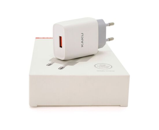 Зарядний пристрій iKAKU KSC-215 1xUSB 5V 2.1A White (KSC-215 NATU)