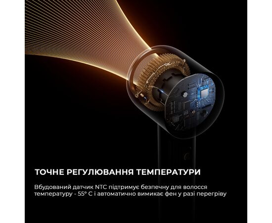 Фен Dreame Glory Mix Black (AHD18-BK), изображение 4 Фен Dreame Glory Mix Black (AHD18-BK), изображение 4