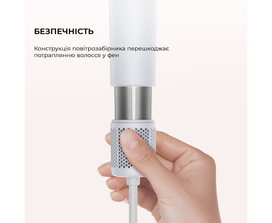 Фен Dreame Gleam Grey (AHD12A-GR), изображение 11 Фен Dreame Gleam Grey (AHD12A-GR), изображение 11