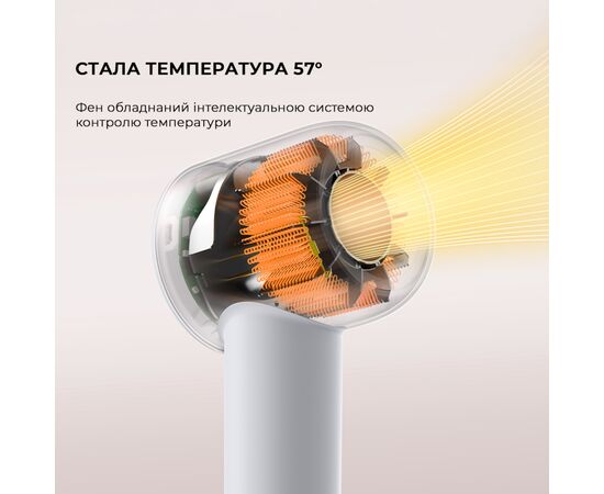 Фен Dreame Gleam Grey (AHD12A-GR), изображение 4 Фен Dreame Gleam Grey (AHD12A-GR), изображение 4