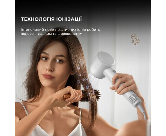 Фен Dreame Gleam Grey (AHD12A-GR), изображение 5 Фен Dreame Gleam Grey (AHD12A-GR), изображение 5