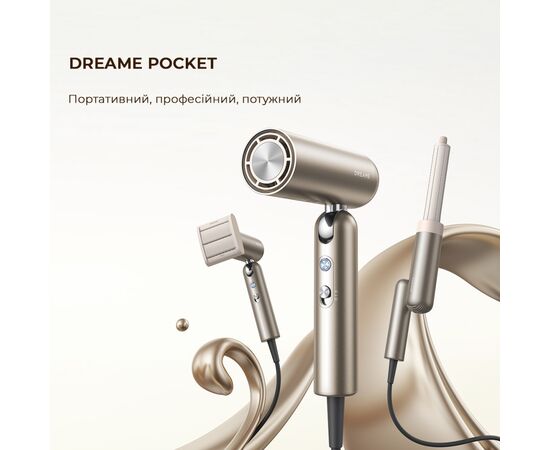 Фен Dreame Pocket Titanium (AHD51-TI), изображение 3 Фен Dreame Pocket Titanium (AHD51-TI), изображение 3