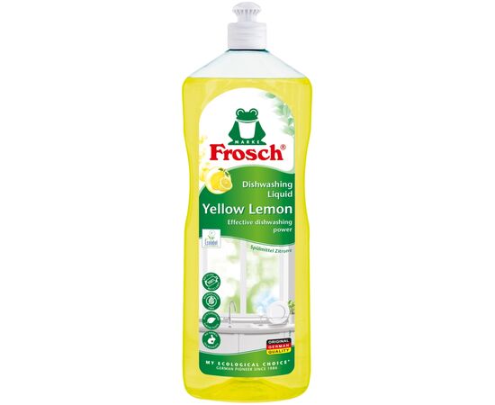 Засіб для ручного миття посуду Frosch Лимон 1 л (4009175965929)