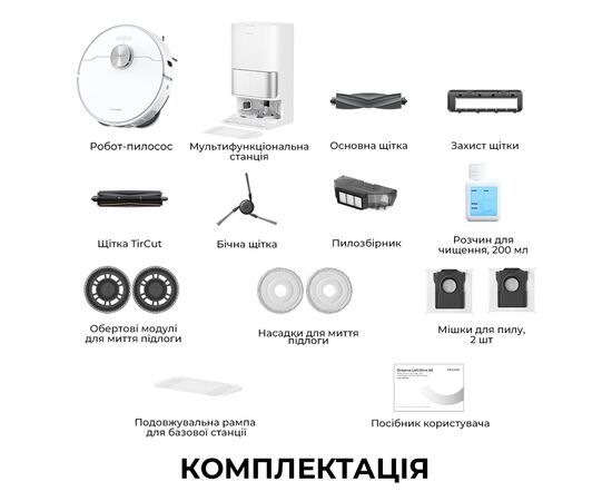 Пилосос Dreame L40 Ultra AE White (RLL77SE), зображення 3