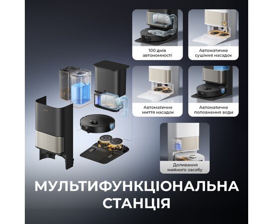 Пылесос Dreame L40s Pro Ultra Black (RLL74CE-BL), изображение 10 Пылесос Dreame L40s Pro Ultra Black (RLL74CE-BL), изображение 10