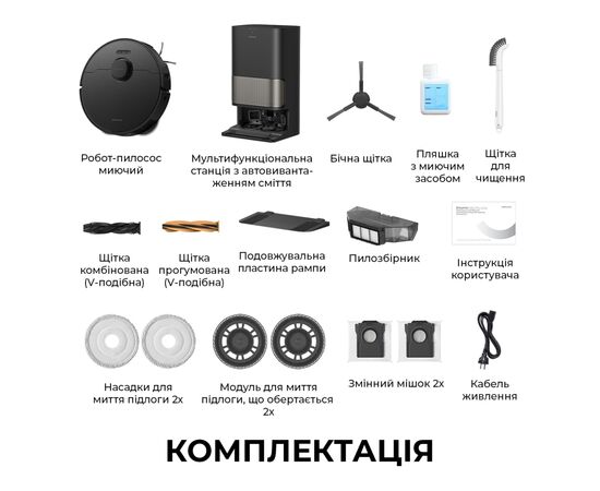 Пылесос Dreame L40s Pro Ultra Black (RLL74CE-BL), изображение 5 Пылесос Dreame L40s Pro Ultra Black (RLL74CE-BL), изображение 5