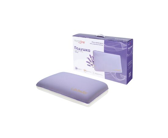 Подушка Home Line ортопедическая с ароматом лаванды 60 х 40 х 13 см (180661), изображение 3 Подушка Home Line ортопедическая с ароматом лаванды 60 х 40 х 13 см (180661), изображение 3
