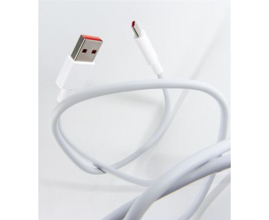 Дата кабель USB 2.0 AM to USB-C 1.0m 6A white Dengos (PLS-TC-6A-WHITE), изображение 4 Дата кабель USB 2.0 AM to USB-C 1.0m 6A white Dengos (PLS-TC-6A-WHITE), изображение 4