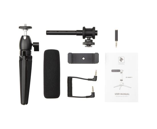 Мікрофон 2E AU-CM10S Vlog KIT 3.5 мм (2E-MM011_OLD), зображення 2 Мікрофон 2E AU-CM10S Vlog KIT 3.5 мм (2E-MM011_OLD), зображення 2