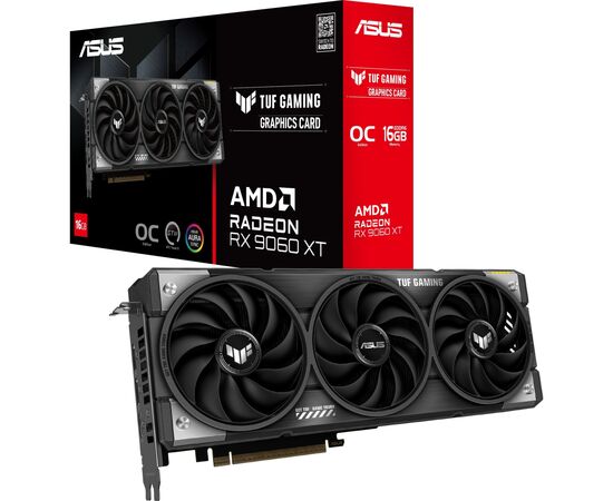 Видеокарта ASUS Radeon RX 9060 XT 16Gb TUF OC GAMING (TUF-RX9060XT-O16G-GAMING), изображение 10 Видеокарта ASUS Radeon RX 9060 XT 16Gb TUF OC GAMING (TUF-RX9060XT-O16G-GAMING), изображение 10
