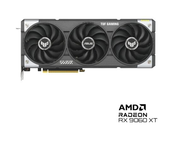 Видеокарта ASUS Radeon RX 9060 XT 16Gb TUF OC GAMING (TUF-RX9060XT-O16G-GAMING), изображение 12 Видеокарта ASUS Radeon RX 9060 XT 16Gb TUF OC GAMING (TUF-RX9060XT-O16G-GAMING), изображение 12