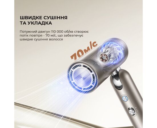 Фен Dreame Pocket Titanium (AHD51-TI), изображение 6 Фен Dreame Pocket Titanium (AHD51-TI), изображение 6