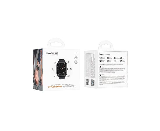 Смарт-часы HOCO Y27 Smart sports watch (call version) Black (6942007645430), изображение 4 Смарт-часы HOCO Y27 Smart sports watch (call version) Black (6942007645430), изображение 4