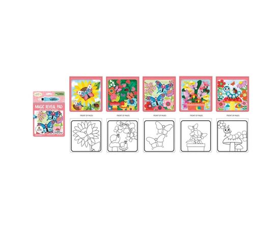 Набор для творчества Let's Craft "Магічні перетворення" Яскраві метелики водні розмальовки (MRP013), изображение 2 Набор для творчества Let's Craft "Магічні перетворення" Яскраві метелики водні розмальовки (MRP013), изображение 2