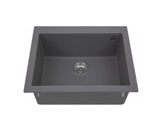 Мойка кухонная Elleci Q 105 on top titanium 73, изображение 2 Мойка кухонная Elleci Q 105 on top titanium 73, изображение 2