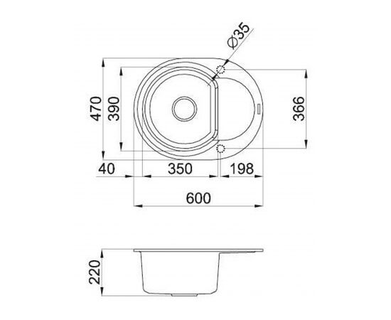 Мойка кухонная Elleci EASY ROUND ALUMINIUM 79, изображение 2 Мойка кухонная Elleci EASY ROUND ALUMINIUM 79, изображение 2