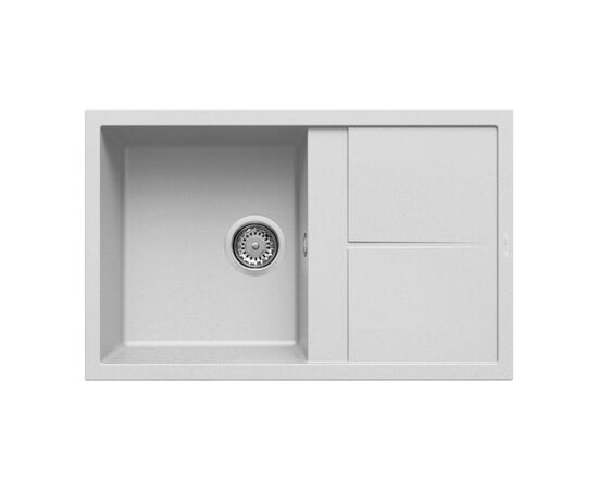 Мойка кухонная Elleci UNICO 300 BIANCO TITANO 68